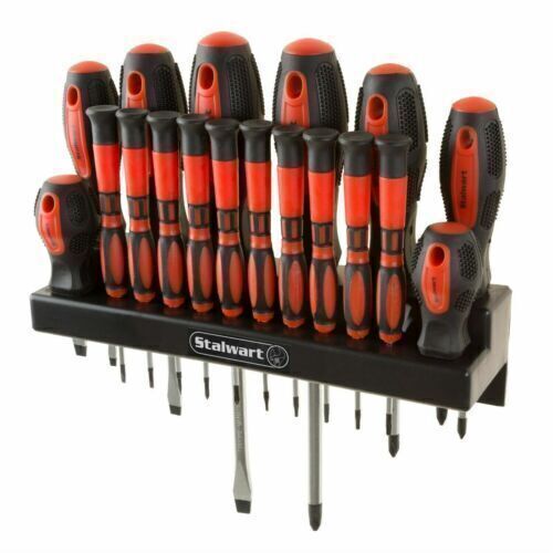 18 Piece Precision Magnetic Tip Wall Mount Screwdriver Set