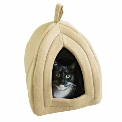 Cat Cave Bed With Removable Cushion