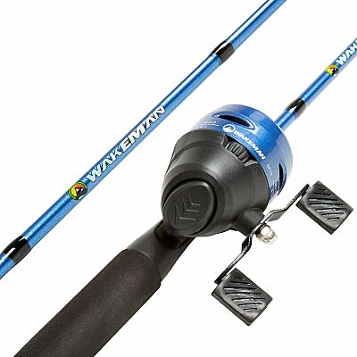 Wakeman Blue SpinCast Rod And Reel Combo