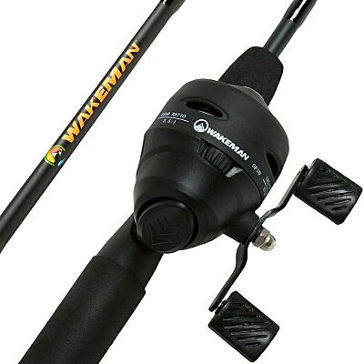 Wakeman Swarm Series Blackout SpinCast Rod and Reel Combo