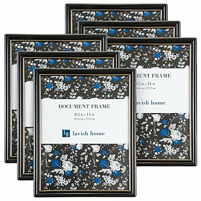 8.5x11 Picture Frame Set (Set of 6)